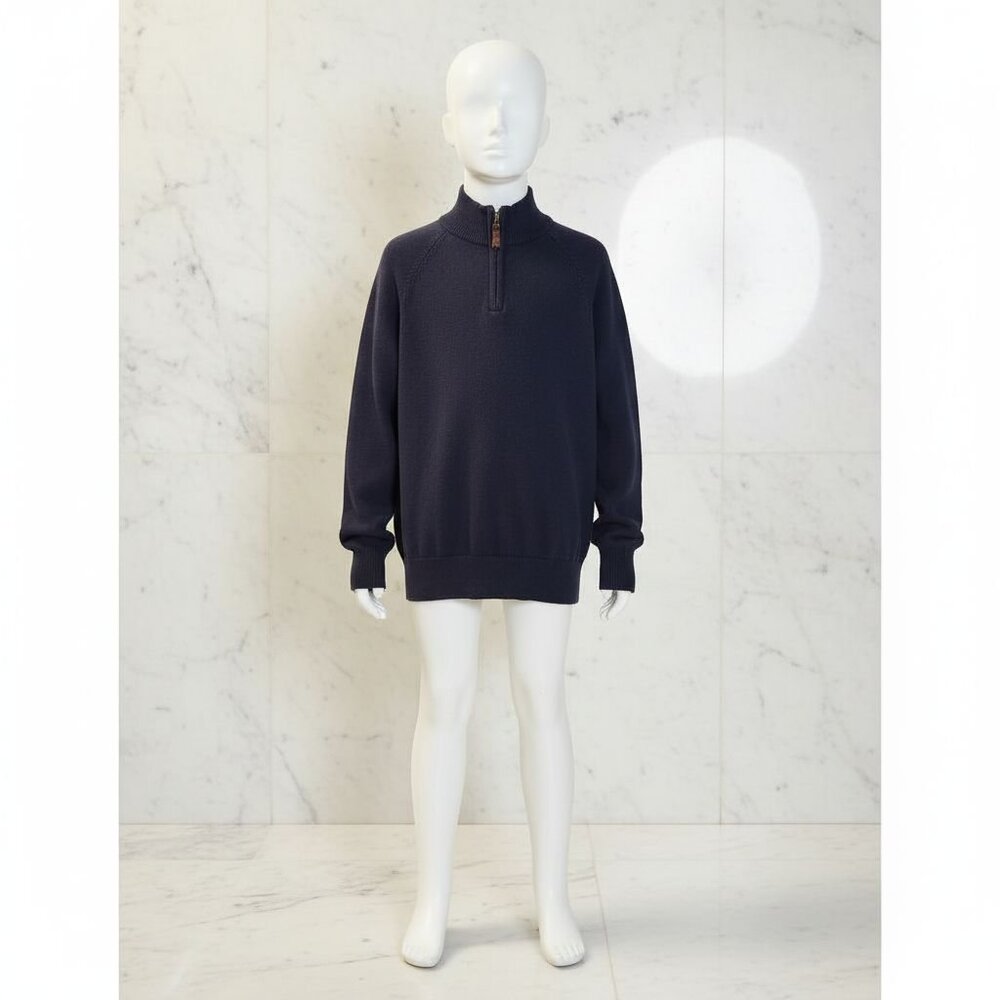 J Crew Crewcuts Boys Pullover Zip Sweater  Style AZ753  Size L  12-14